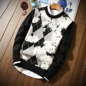 Men's Pattern Wool Sweater