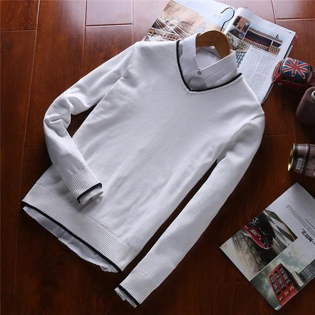 Men's V Neck Sweater