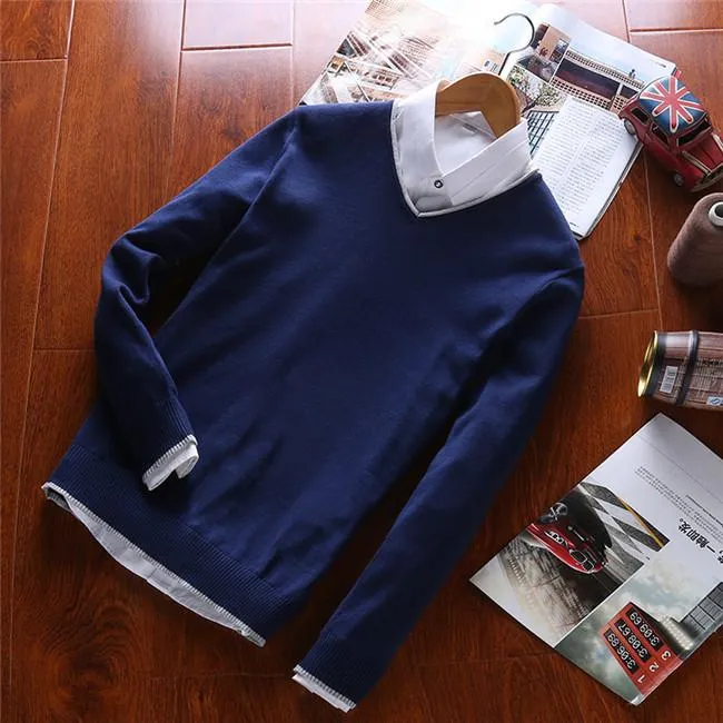 Men's V Neck Sweater