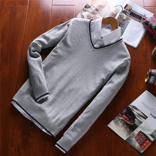 Men's V Neck Sweater