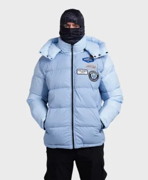 Mercier Merc176 Panelled Jacket Sky Blue