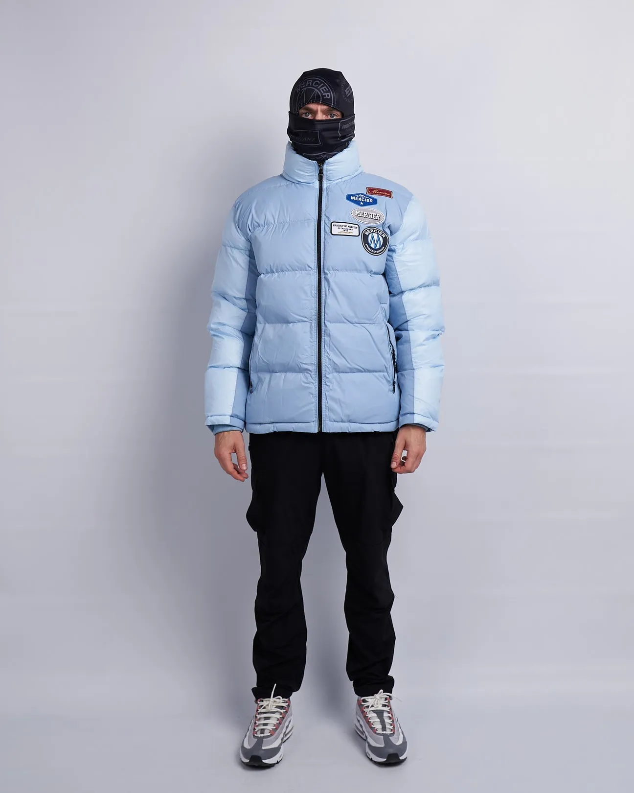 Mercier Merc176 Panelled Jacket Sky Blue