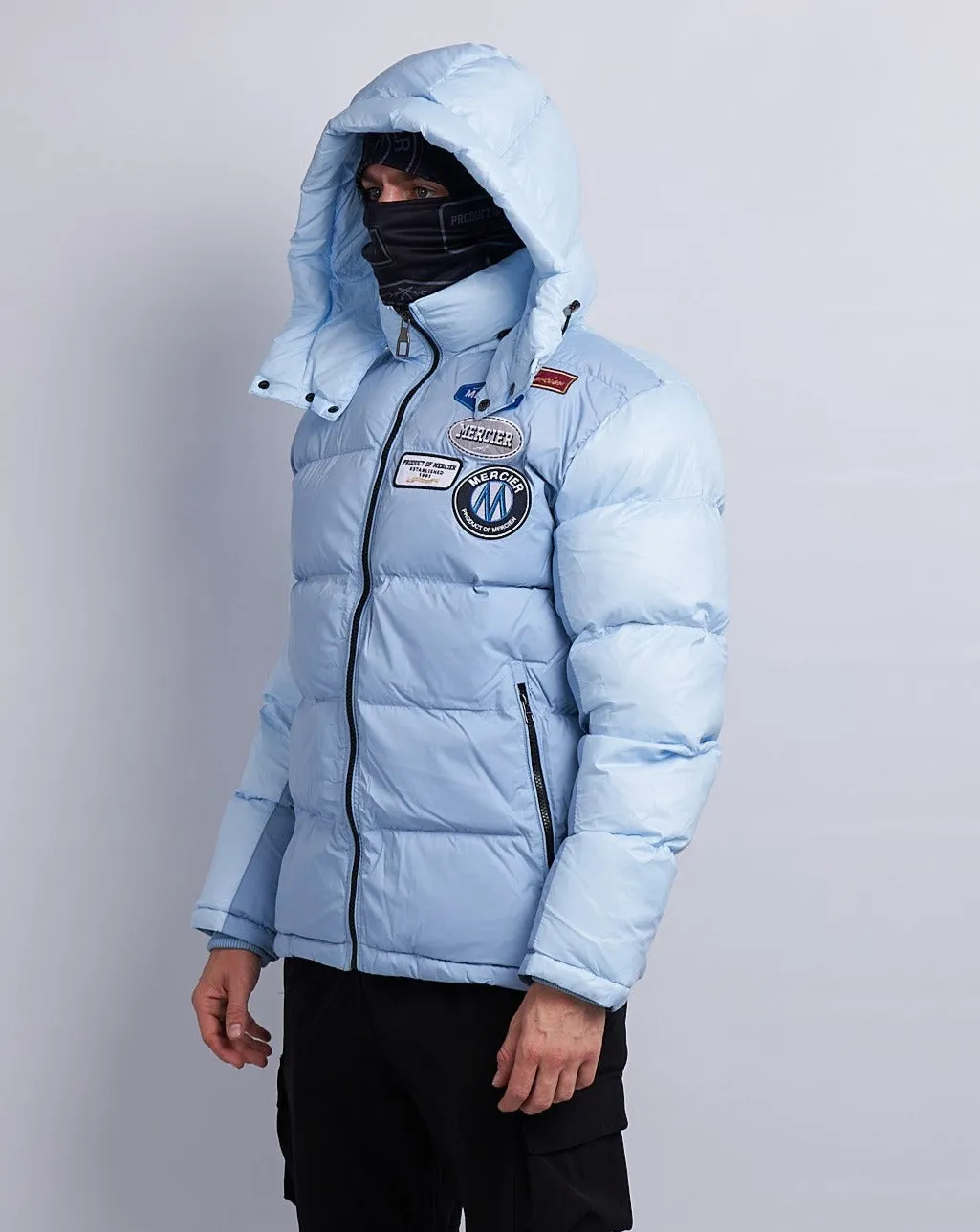 Mercier Merc176 Panelled Jacket Sky Blue