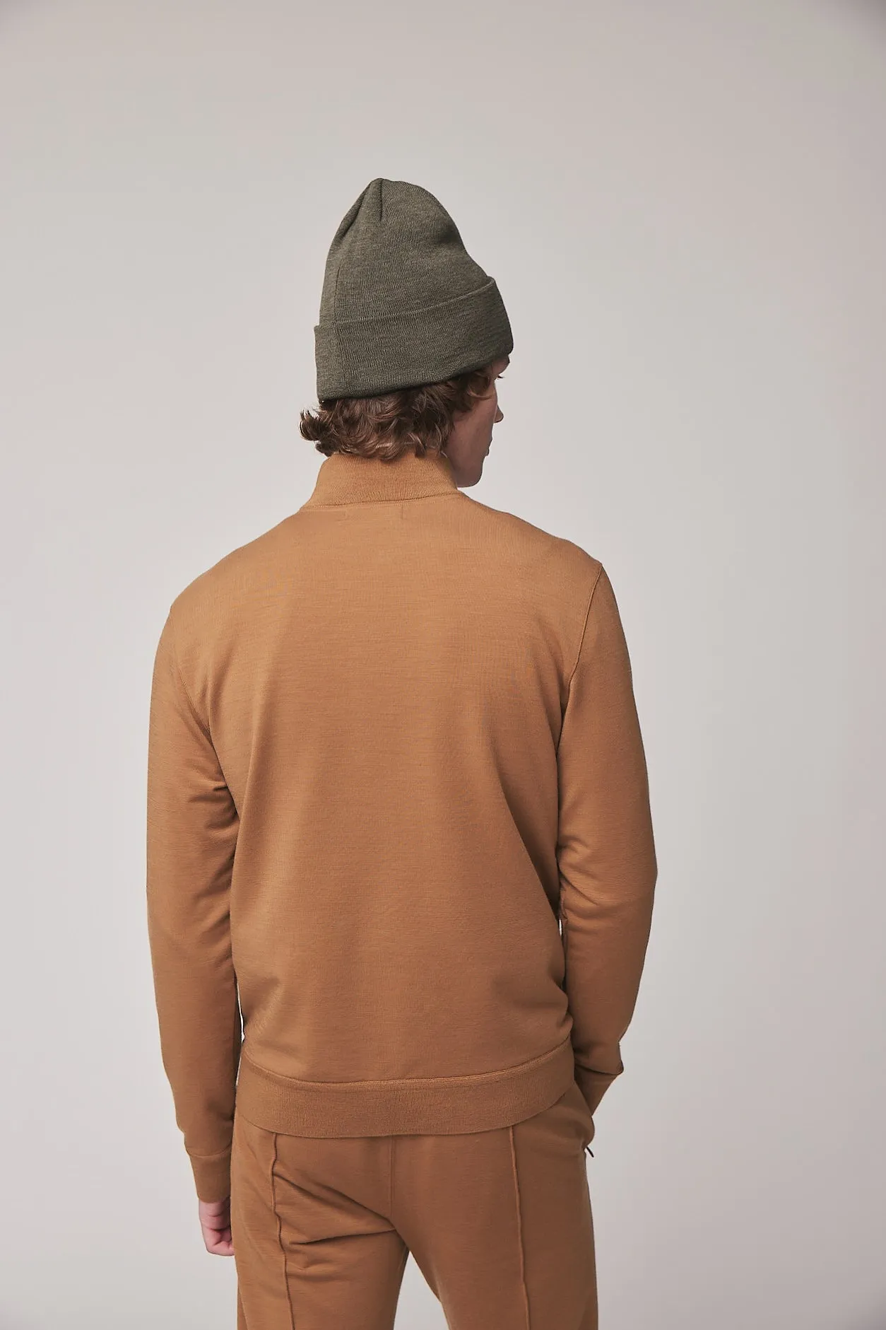 Merino 1/2 Zip Sweatshirt