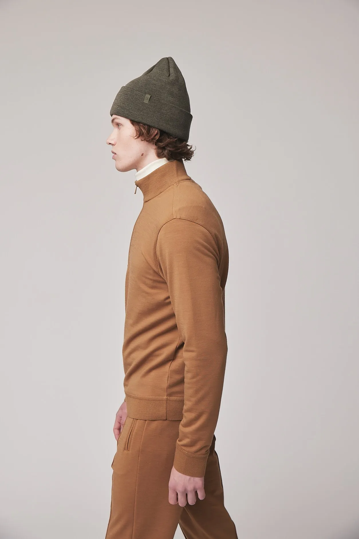 Merino 1/2 Zip Sweatshirt