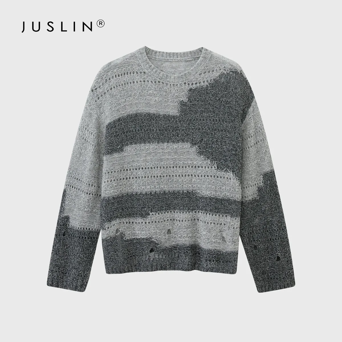 Merino Wool Blend Striped Sweater