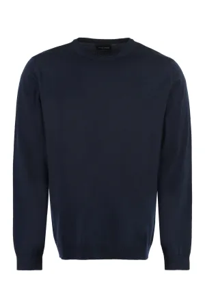 Merino wool crew-neck sweater