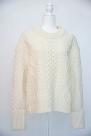 Michael Kors Bone Cable Knit Sweater