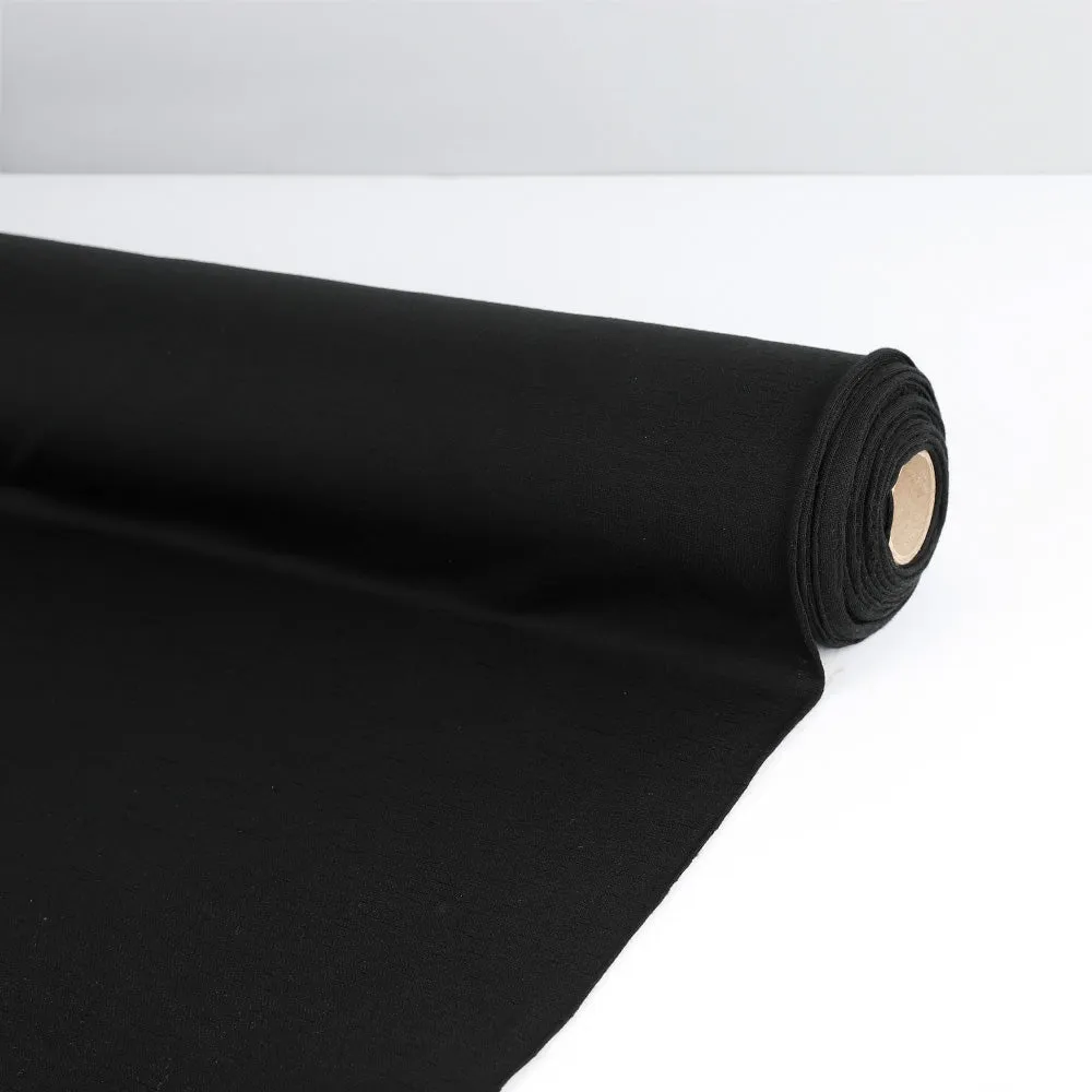 Midweight Merino Jersey - Black