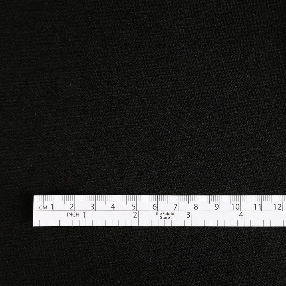 Midweight Merino Jersey - Black
