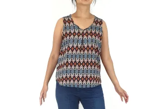 Miranda Murphy unique print top size Small