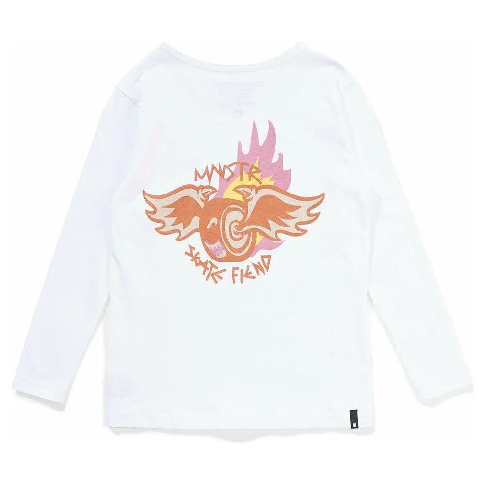 Mnstacruz Ls Tee - White