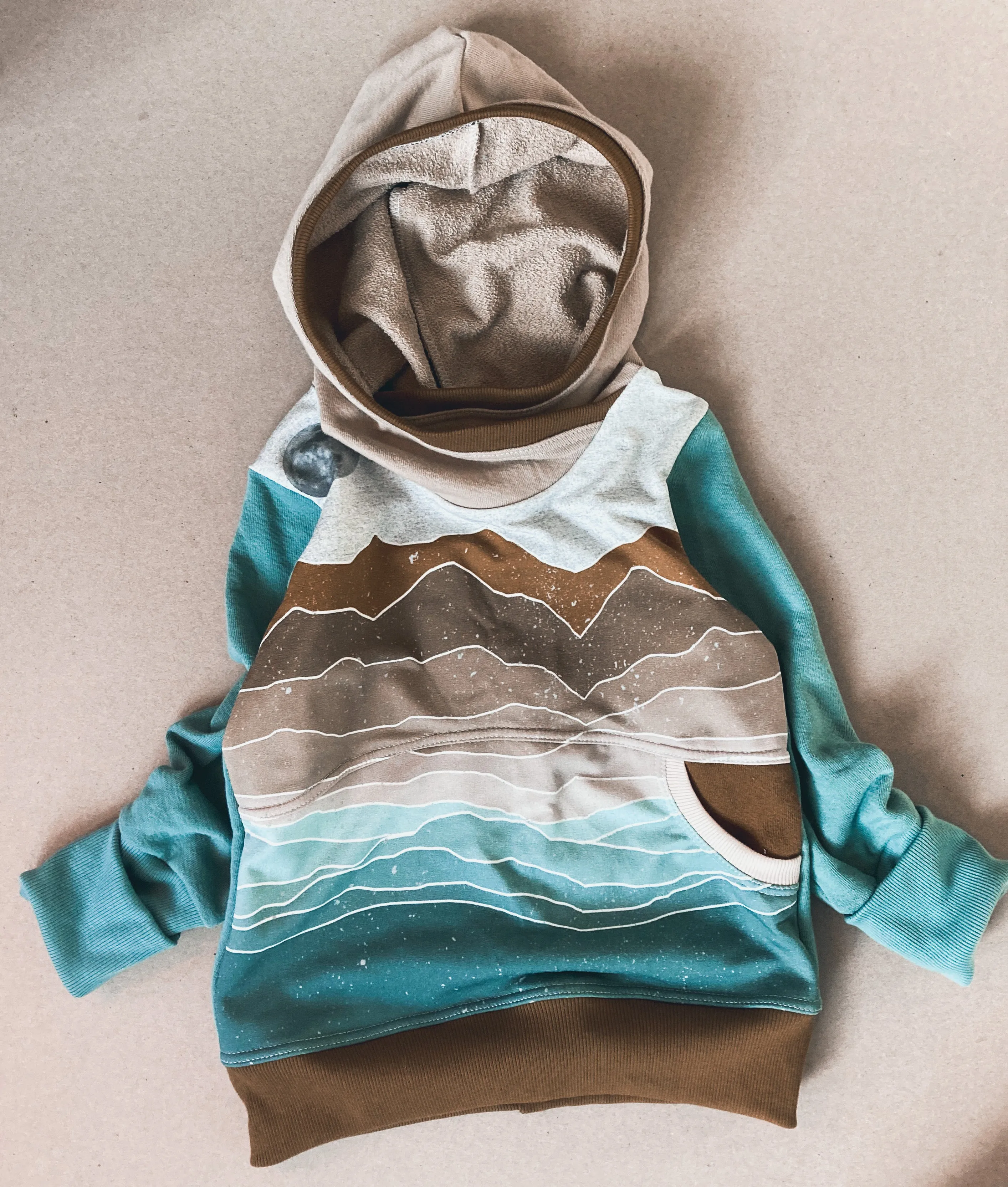 Moonscape Mountains Hoodie
