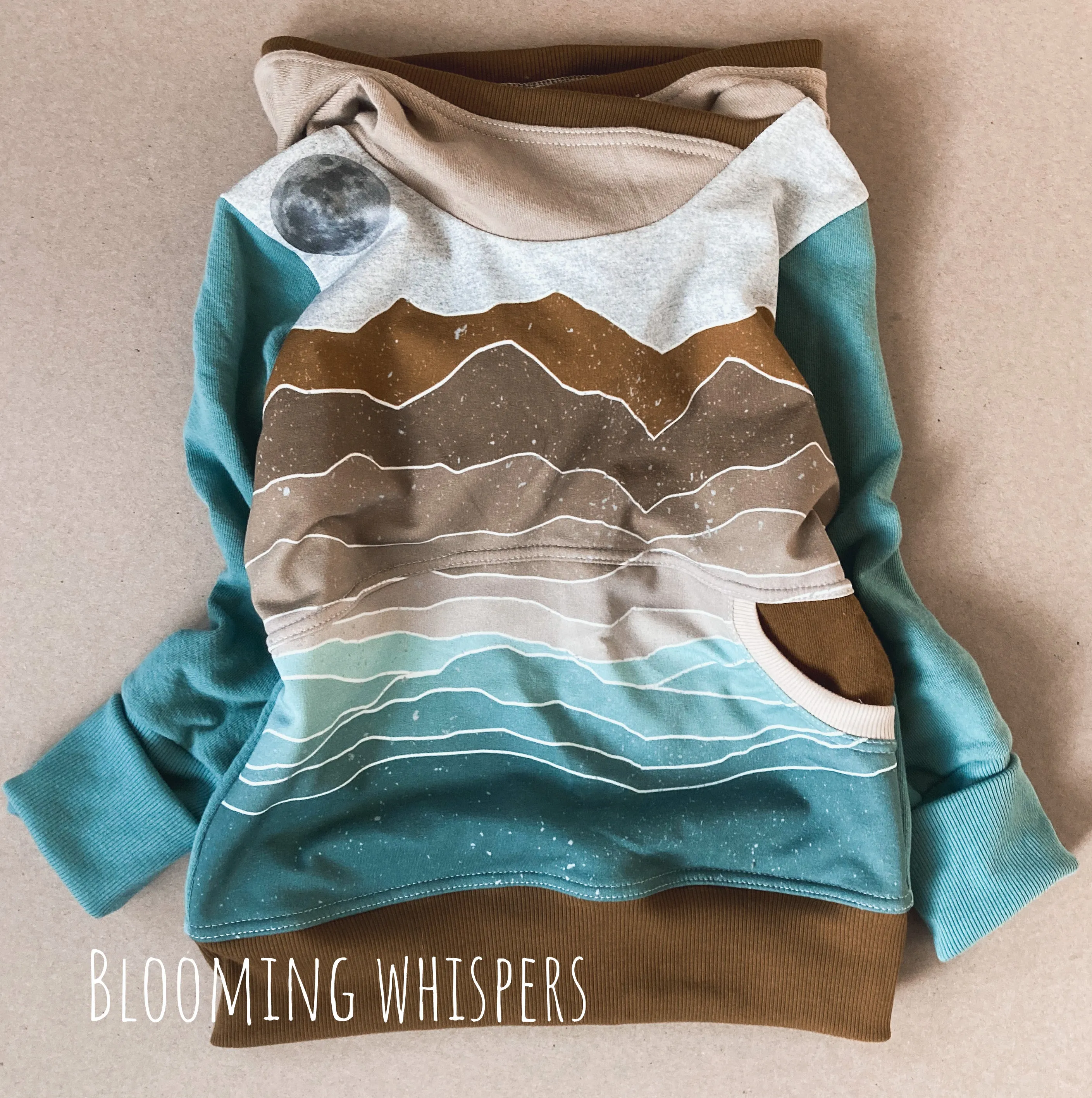 Moonscape Mountains Hoodie