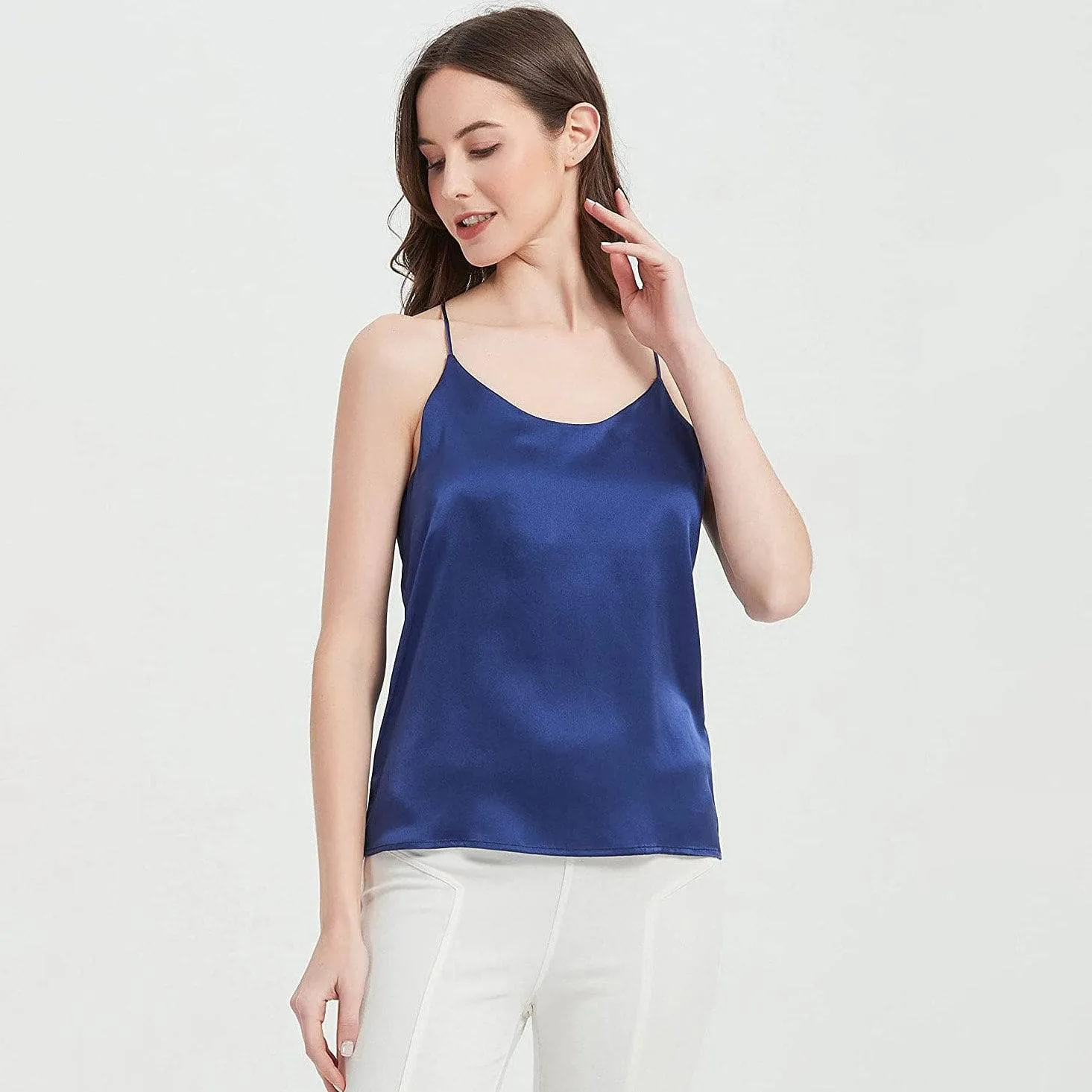 Mulberry Women Silk Camisole Ladies Tops Shirt