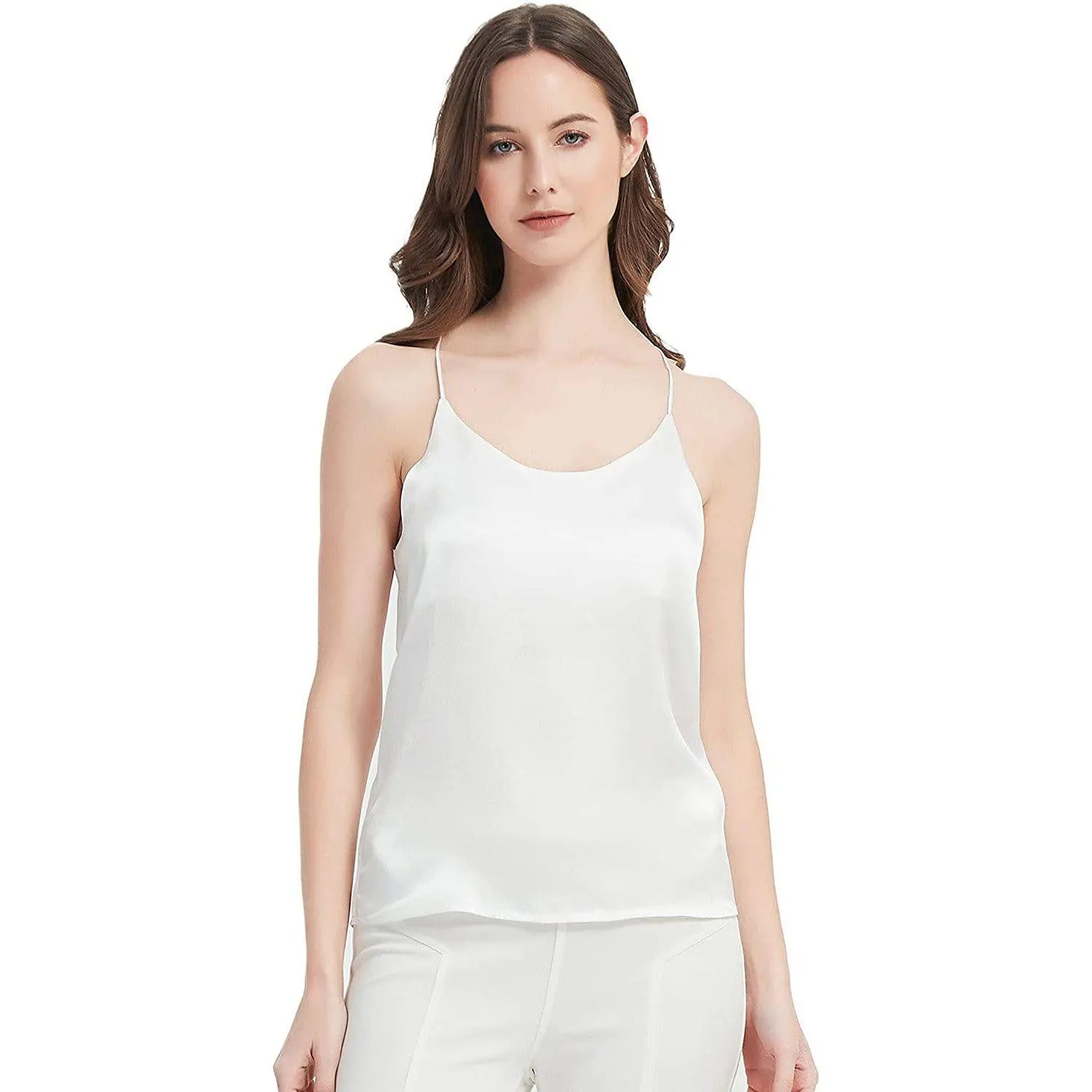 Mulberry Women Silk Camisole Ladies Tops Shirt