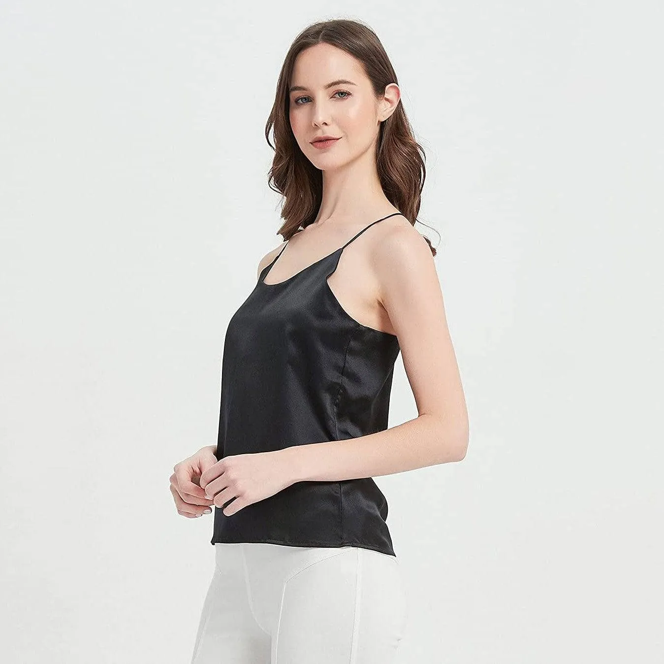Mulberry Women Silk Camisole Ladies Tops Shirt