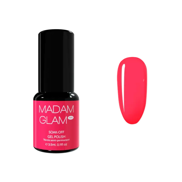 New Madam Glam Soak Off Gel - So Hot Neon - UV LED Color 0.5oz / 15ML Super Long Lasting