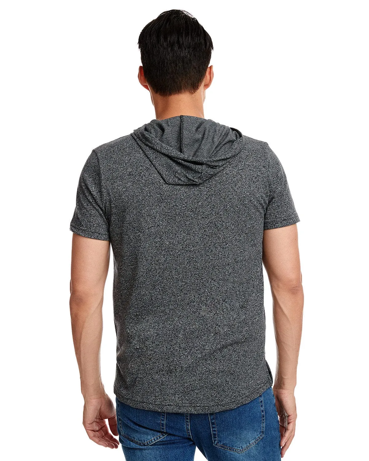 Next Level Apparel Unisex Mock Twist Short Sleeve Hoody T-Shirt