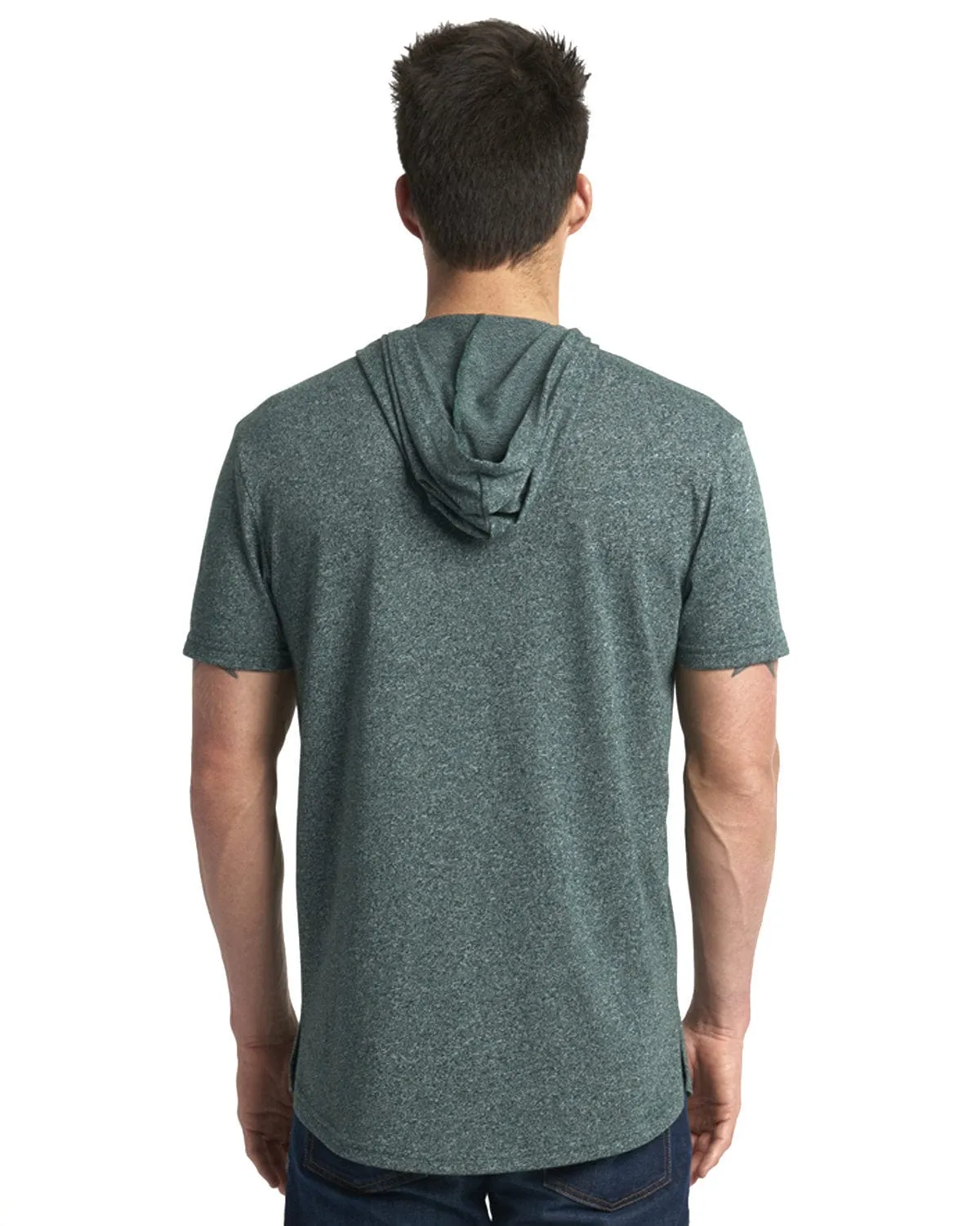 Next Level Apparel Unisex Mock Twist Short Sleeve Hoody T-Shirt