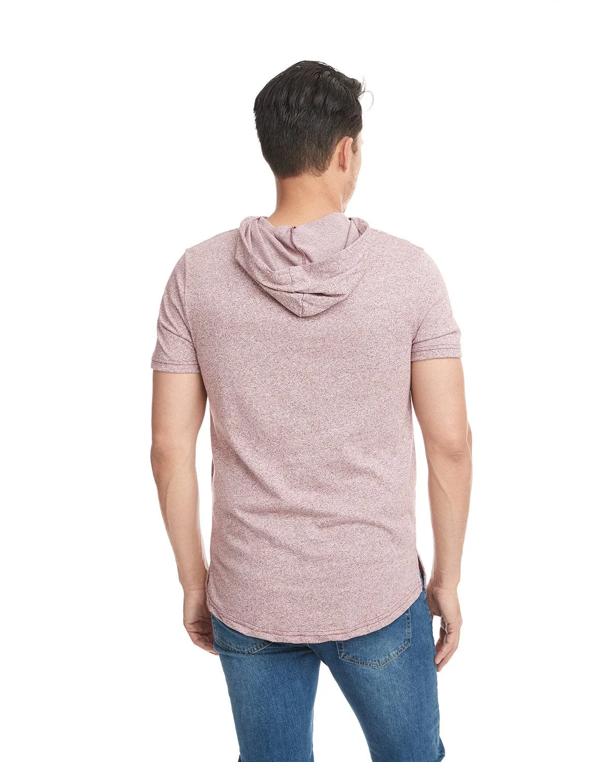 Next Level Apparel Unisex Mock Twist Short Sleeve Hoody T-Shirt