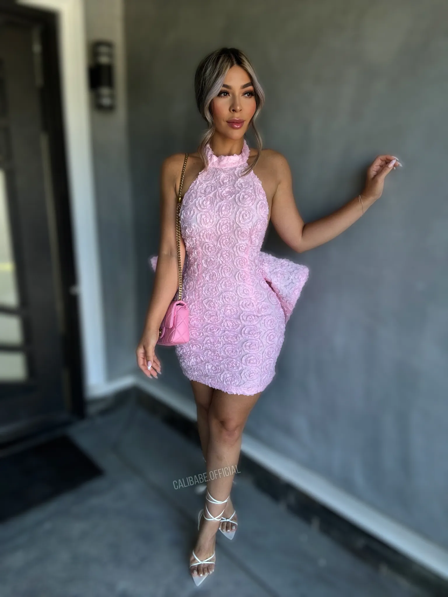 Niña Fresa Dress (Pink)