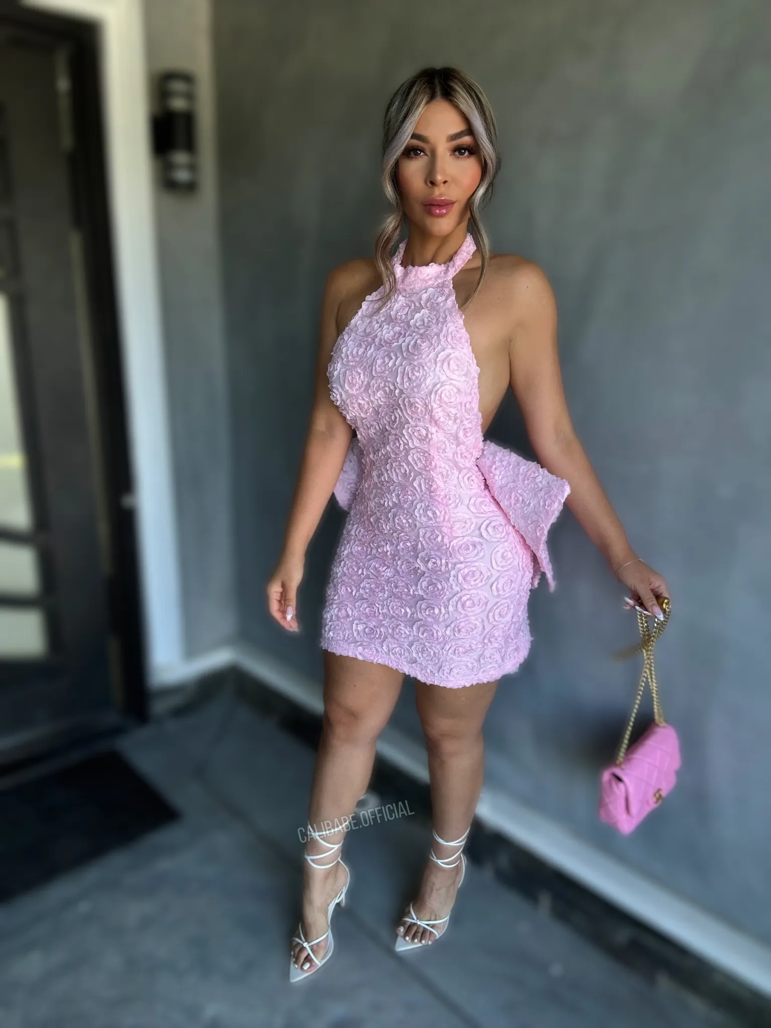 Niña Fresa Dress (Pink)