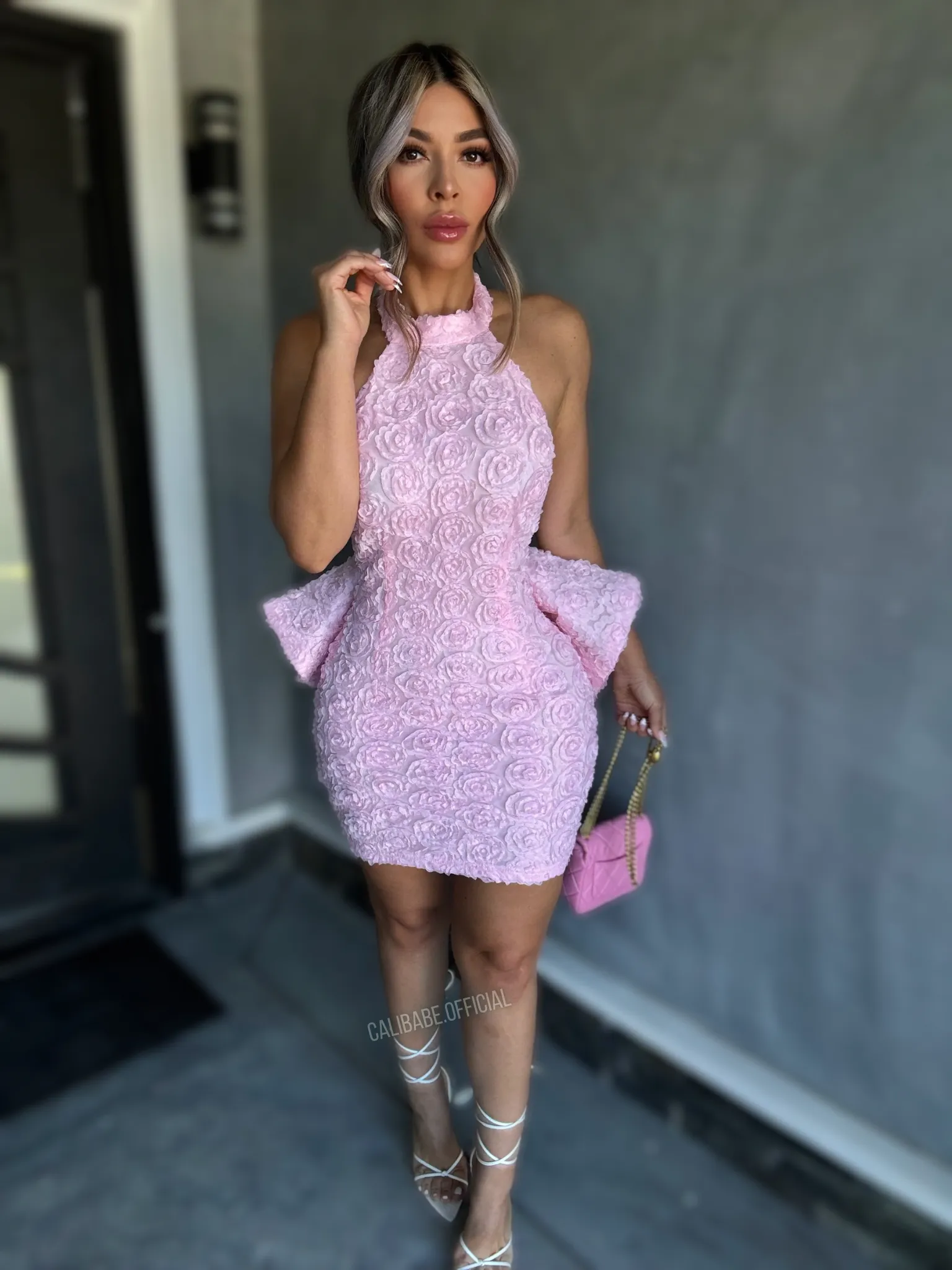 Niña Fresa Dress (Pink)
