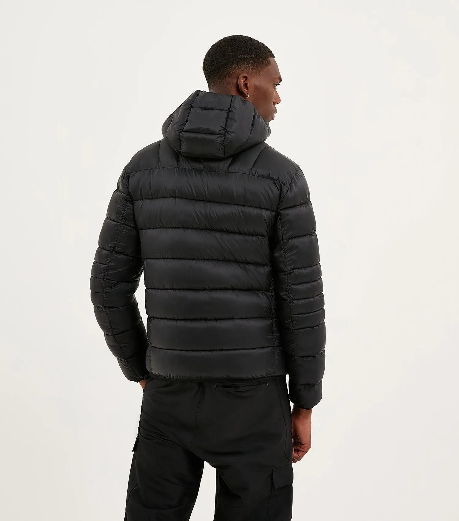 Nicce Skyline Puffer Jacket Black