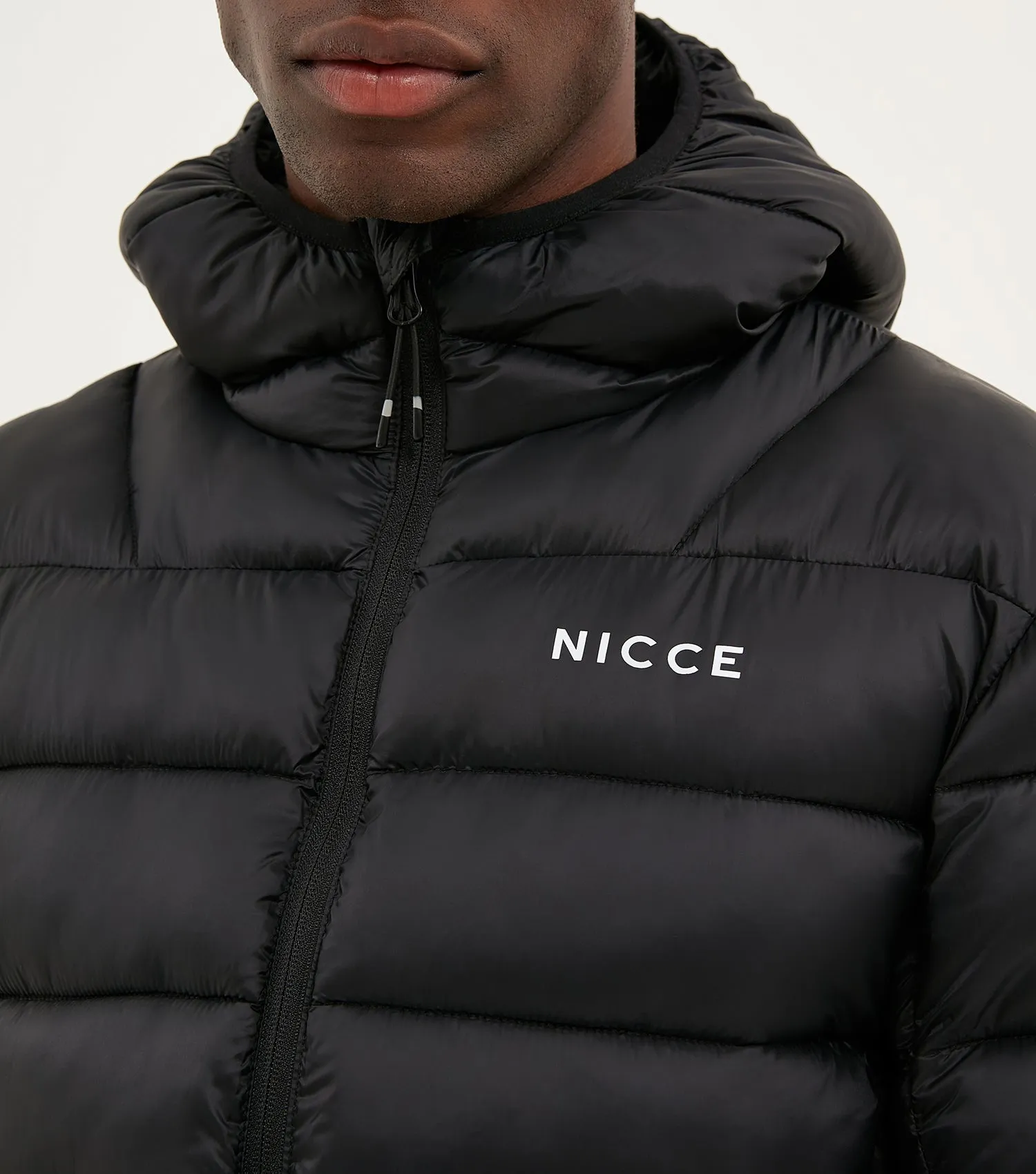 Nicce Skyline Puffer Jacket Black