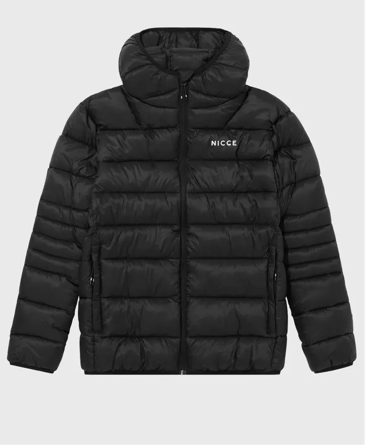 Nicce Skyline Puffer Jacket Black