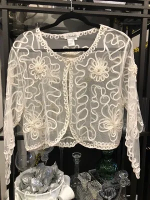 Nischelle Sheer Blazer, size 8/10  #3051