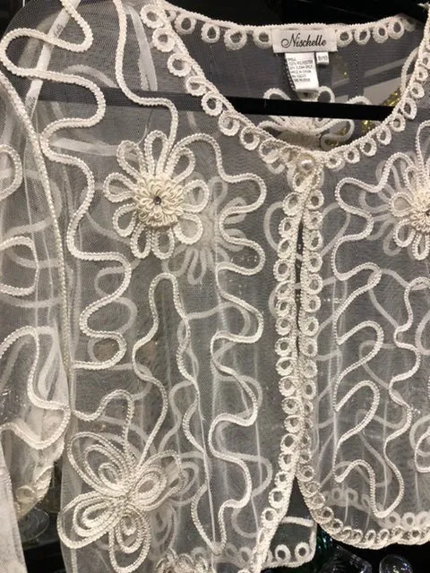 Nischelle Sheer Blazer, size 8/10  #3051