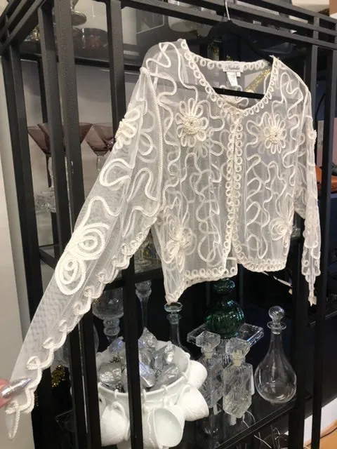 Nischelle Sheer Blazer, size 8/10  #3051