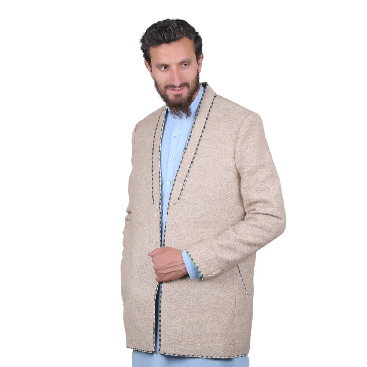Nuristani Men's Short Coat Nk-068