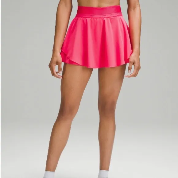 NWOT RETIRED: Lululemon Court Rival High-Rise Skirt - Color: Lip Gloss