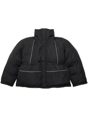 Nylon parka coat