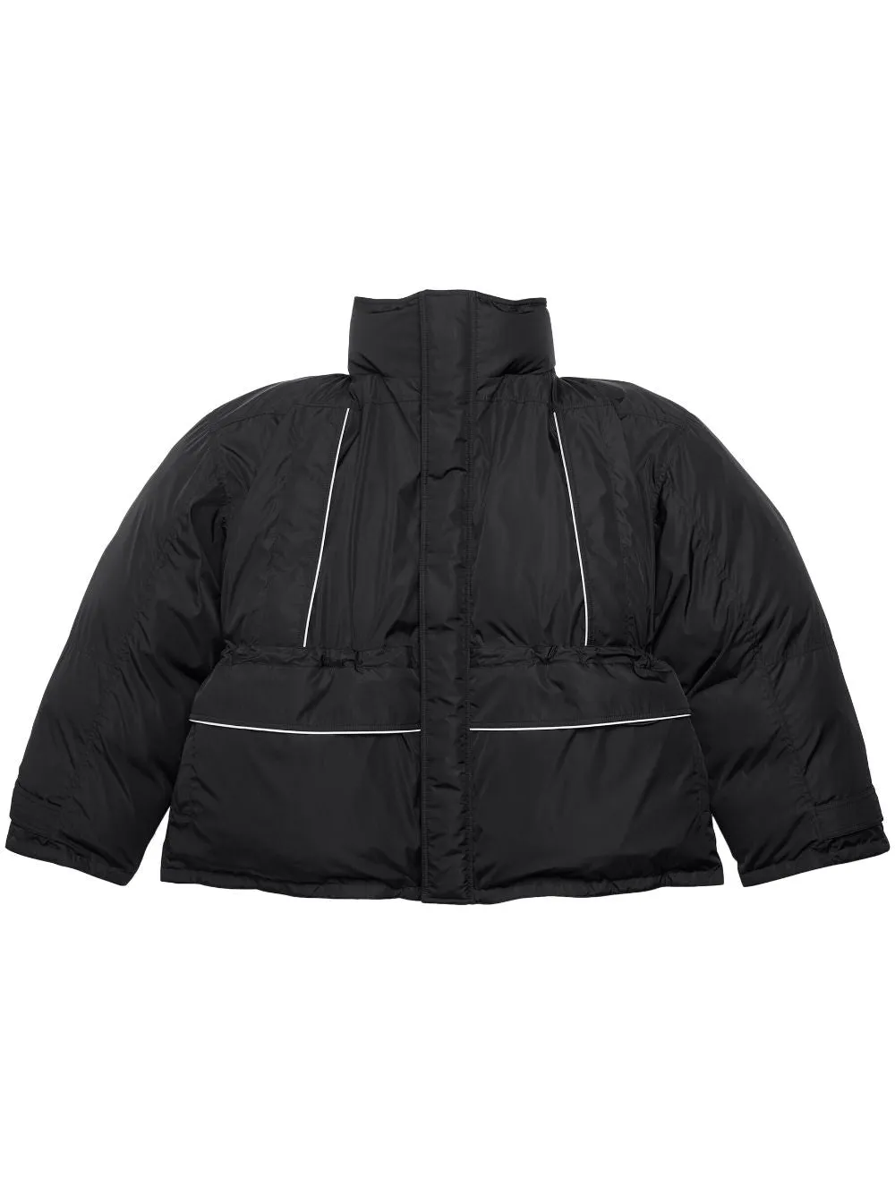 Nylon parka coat