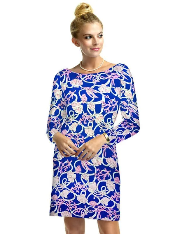 Nylon Spandex Dress Boat Neck Style 240D35 RBP