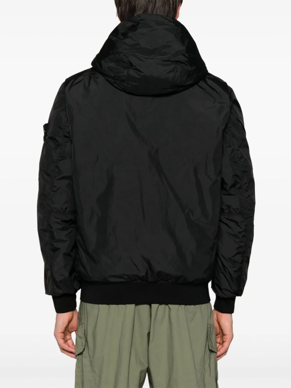 Nylon zipped jacket