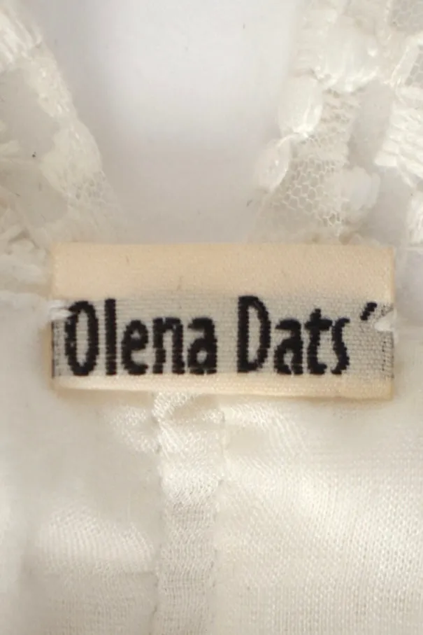 Olena Dats Floral Embroidered Top