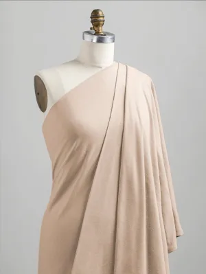 Organic Cotton Washed Jersey Knit - Beige - Swatch