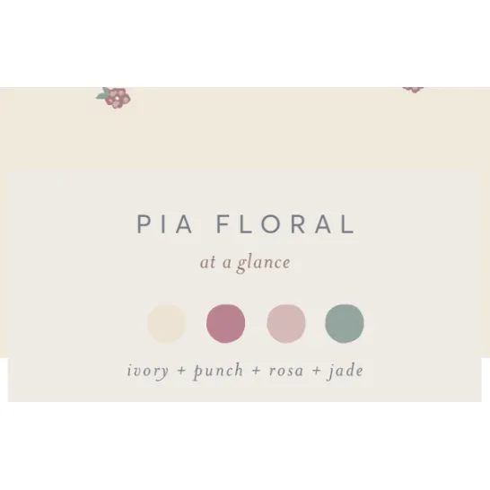 Organic Kids Belle Pointelle Tank Dress - Pia Floral
