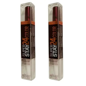 Pack of 2 Maybelline New York SuperStay 24 2-Step Liquid Lipstick, Coffee Edition, Mocha Chocolatte # 335