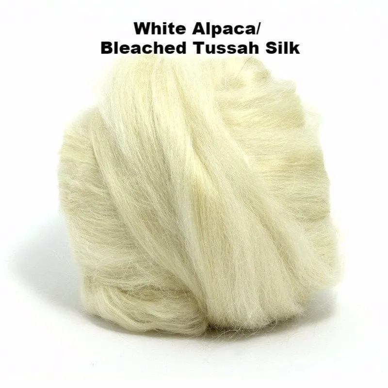 Paradise Fibers Alpaca/Tussah Silk Tops - 1oz