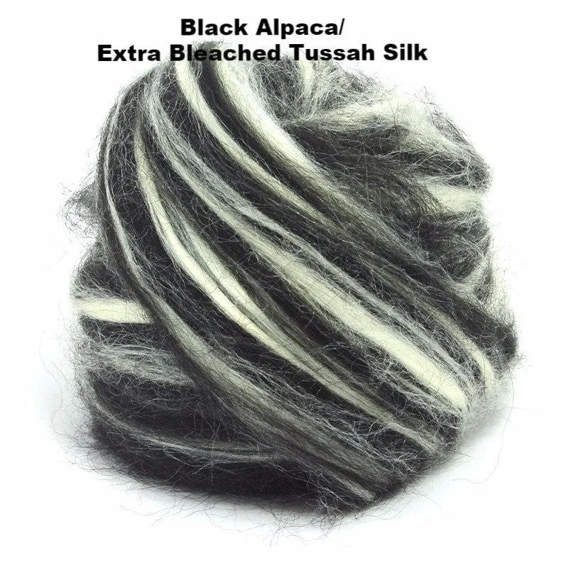 Paradise Fibers Alpaca/Tussah Silk Tops - 1oz