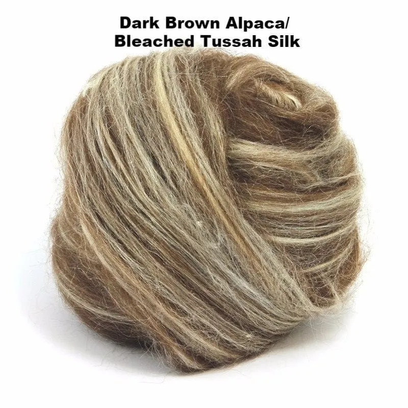 Paradise Fibers Alpaca/Tussah Silk Tops - 1oz