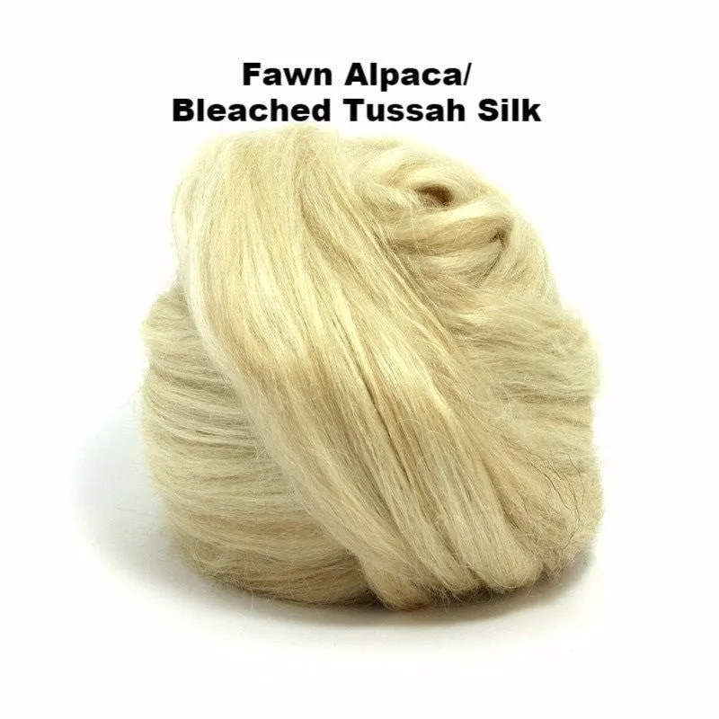 Paradise Fibers Alpaca/Tussah Silk Tops - 1oz