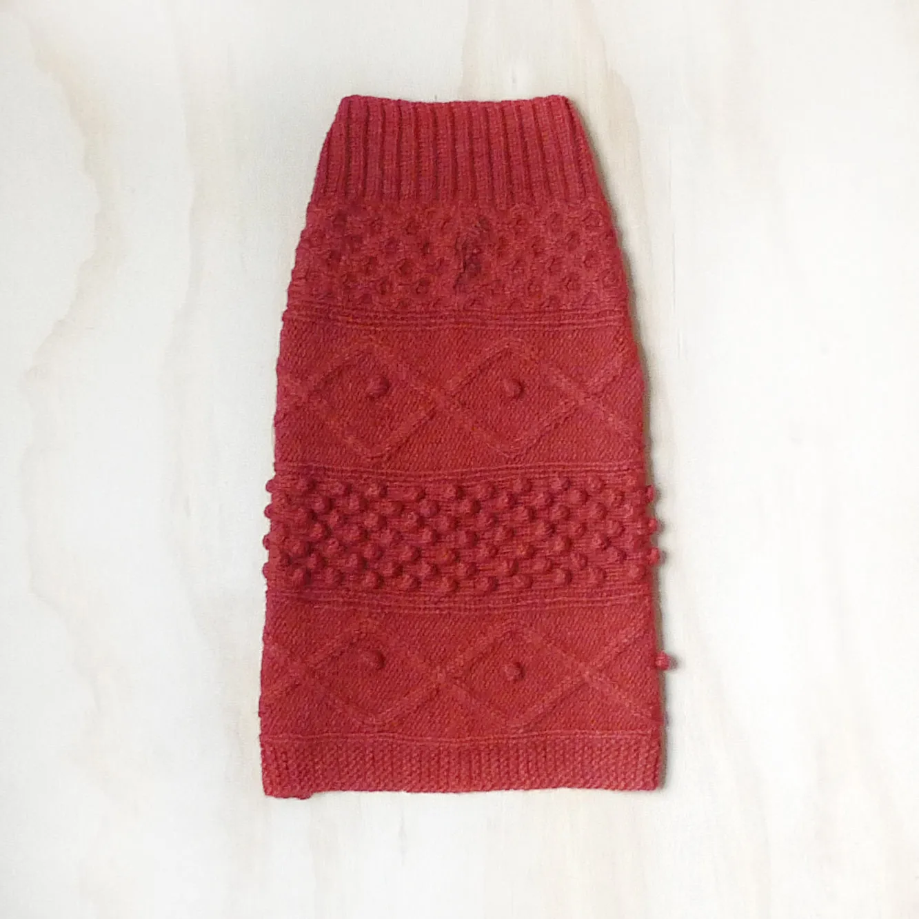 Parker Turtleneck Cable Sweater - Burnt Orange