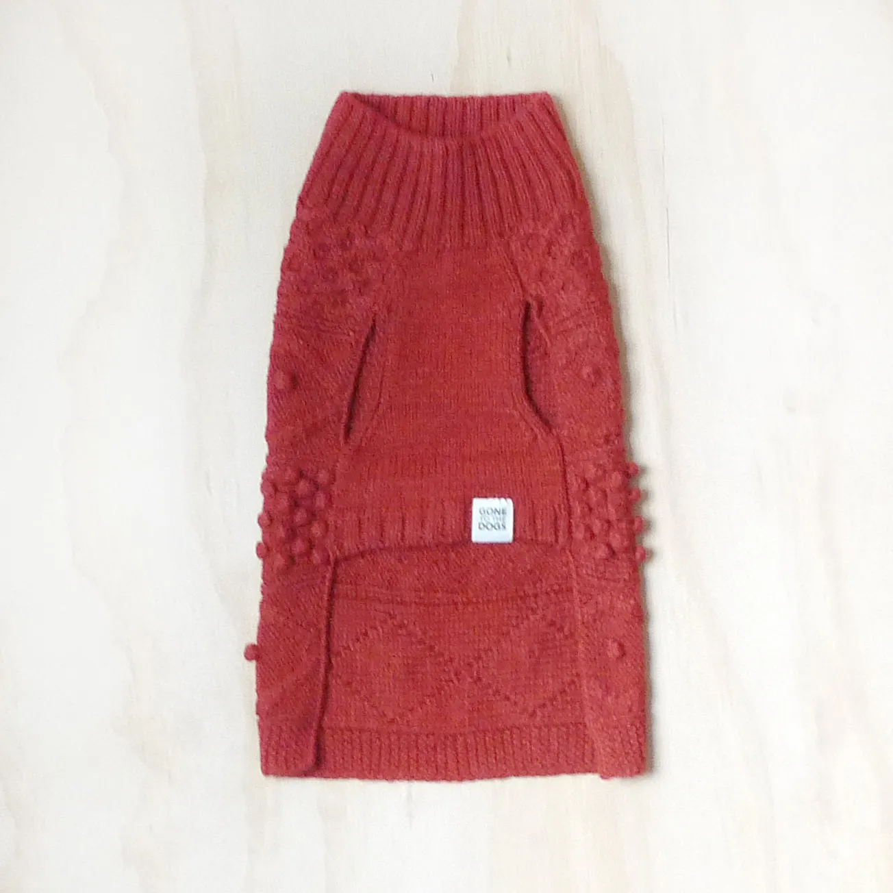 Parker Turtleneck Cable Sweater - Burnt Orange